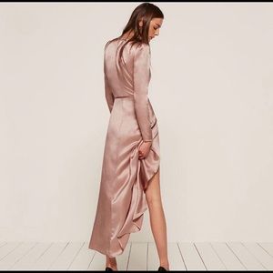Reformation - Gabrielle Dress in Blush - L